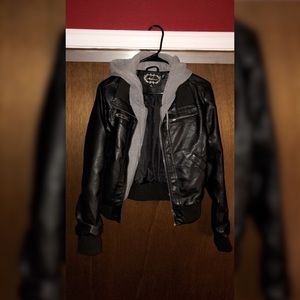Faux Leather Jacket